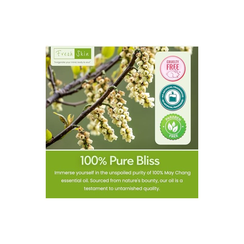 freshskin beauty ltd 10ml May Chang Essential Oil - Freshskin