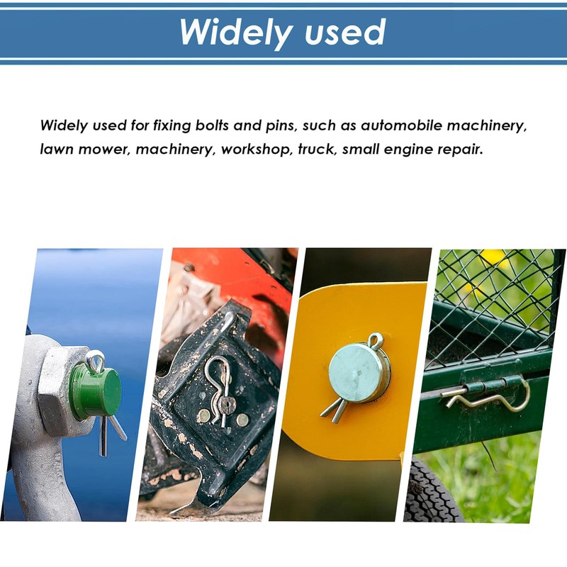 Sandphyrre Cotter Pins Assortment Kit, 304 Stainless Steel 12 Sizes