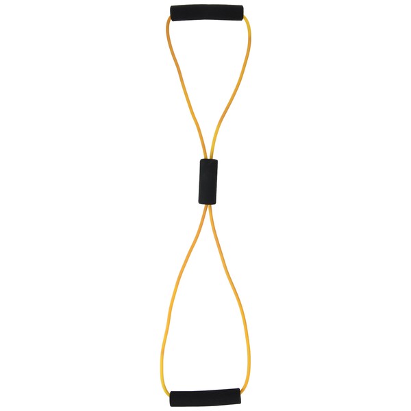 Cando® Fitness Toner, Bow-Tie Tube - Very Long (76 cm) - Yellow (Very Light)