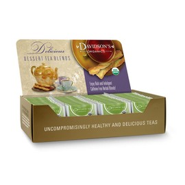 Davidson's Organics, Lemon Ginger, 100-count Individually Wrapped Tea Bags