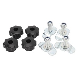 Airline Bolt Fitting Stud L Track Stud Fitting 360 Degree Rotation Carbon Steel Tie-Down System Kit for Truck Bed Trailer Airline Bolt Fitting Stud with Compression Spring Ideal for All Vehicles with