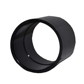Solvent Black 40mm (43mm) Waste Pipe Coupling - Pack of 5