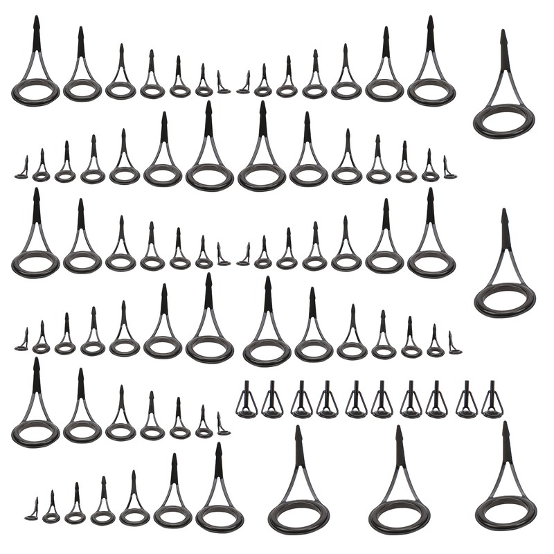 Fishing Rod Single Foot Fishing Pole Eyes Rings Repair Kit