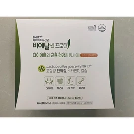 Ace Biome [Ace Biome] Diet Lactobacillus Bienthin Protein 40g x 14 packets -AO- 1 unit/1 unit / [에이스바이옴] 다이어트 유산균 비에날씬 프로틴 40g x 14포 -AO- 1개/1개