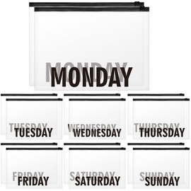 Yeaqee 14 Pcs Kids Packing Cubes for Travel Days of Week Daily Outfit Suitcase Organizers Pouches Hospital Bag for Boys Girls Family Vacations Summer Camp Suitcase