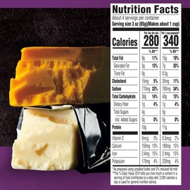 Cracker Barrel Oven Baked Mac and Cheese, 1 Pouch, for Easy Dinner or Dinner Sides, Cheddar Havarti Flavor, No Artificial Flavors or Dyes, 12.3 oz