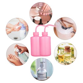BIUDECO 2pcs Lash Cleaning Bottles Portable Squeeze Watering Tools for Eye Makeup Removal Wash Bottles for Lash Care and Eye Hygiene
