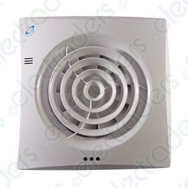 National Ventilation MON-S100HT Monsoon 'Silence' Extractor Fan 4 Inch / 100mm (Humidistat / Timer Model)