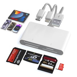 Adaptador de Memory Stick Pro Duo - Lector de tarjetas 4 en 1 SD/TF/MS/XD, adaptador para cámara digital para tarjeta SD de Sony Cybershot, lector de 