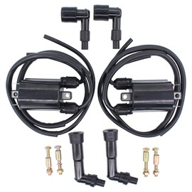 NewYall Pack of 2 Ignition Coil with Wire and Cap for Kawasaki Vulcan 1500 Classic 1997-2008
