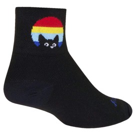 SockGuy Classic - Calcetines para ciclismo y correr (3 pulgadas), STALKER, Pequeño - mediano