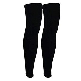 YUANSHOP1 Leg Cover, Cycle, Set of 2, Leg Sleeves, Knee Supporter, Leg Warmer, Mountain Climbing, Outdoor, Sports, Bicycle, Basketball, Running, UV Protection, Sun Protection, Sweat Absorbent, Quick Drying, Anti-Slip, High Elasticity, Breathable, Super L