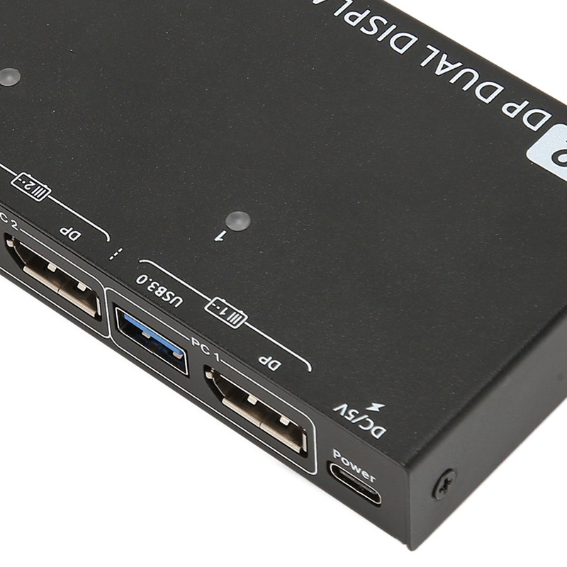 DisplayPort KVM Switch 2 In 2 Out 8K 30Hz 4