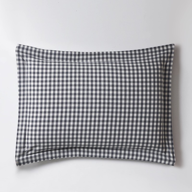 Soft and Light Cotton Easy Care Standard Checkered 2 Count,