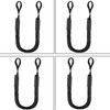 Bungee Dock Lines for Boat, 4 feet Mooring Ropes, Shock