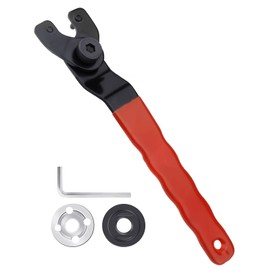 Dzxin Universal Angle Grinder Spanner, Universal Pin Spanner with Allen Key Fitting Part Inner Outer Flange Home Spanner Wrenches Repair Tool Applied to 4''5''6''7''9'' Angle Grinder Polisher