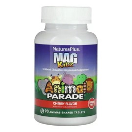 Suplemento Naturesplus Animal Parade Magnesio Mag Kidz Sabor Cereza