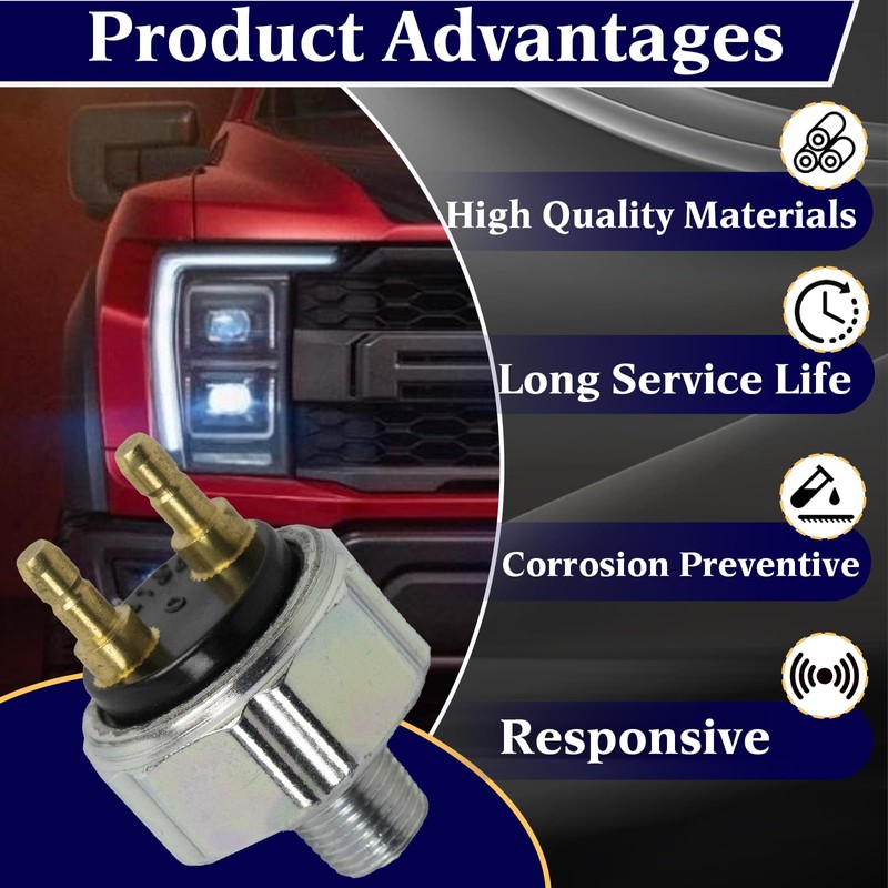 Low Pressure Hydraulic Brake Light Switch, 45PSI Activation, 1/8" NPT