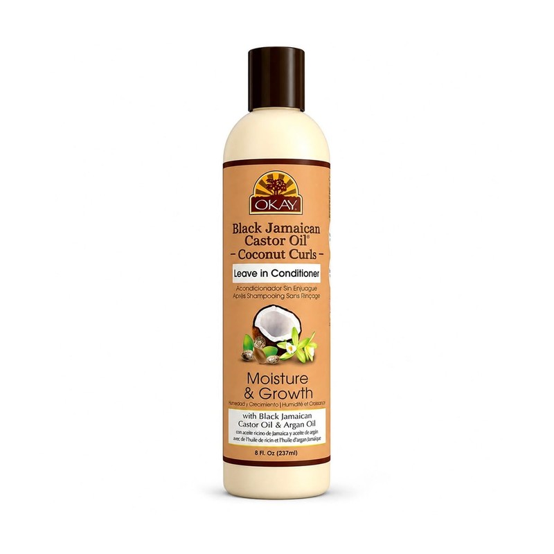 OKAY Leave-in conditioner black jamaican castor oil coconut curls