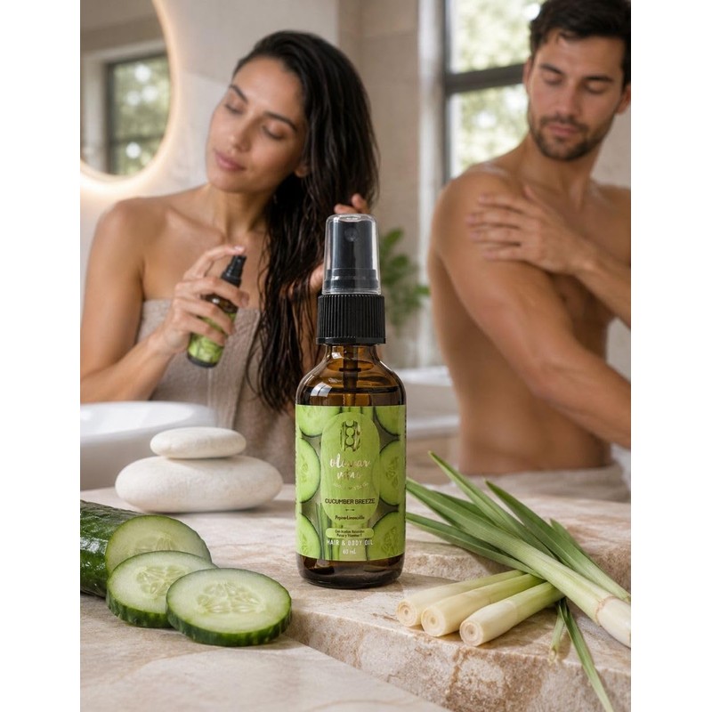 Óleum Vitae Aceite Para Cabello-cuerpo Cucumber Breezze 60 ml