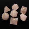 Pure Natural Gemstone Crystal Dice, Made of High-Tech Natural Stone.