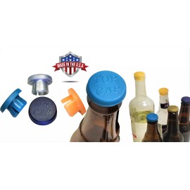 Allstar Plastics 20 PC Multi color Bottle Caps for MOST GLASS Bottles keep bugs & things out