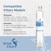 EDR3RXD1 Water Filter Replacement, Compatible with 4396841, Filter 3, 4396710,