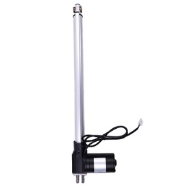 WQSING 600 lbs 18 inch 12V Electric Linear Actuator Low-Current Rating DC Motor Durable Stroke Industrial Automotive Machinery Robotics Home Usage DIY Adjustable PA-03-18-600 18"