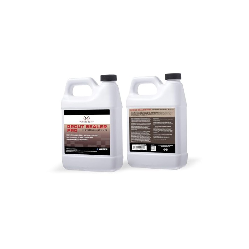 Modern Stone Grout Sealer Pro - Clear Penetrating Sealer -