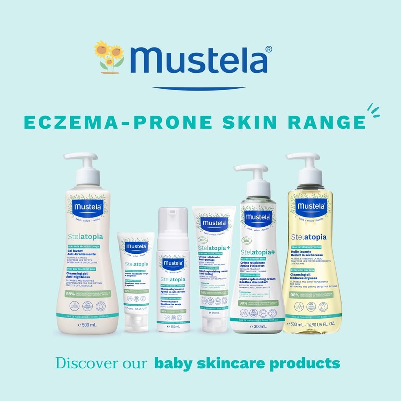 Mustela Stelatopia+ Lipid-Replenishing Cream - for eczema-prone skin - 150ml