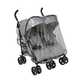 VERTBAUDET Universal Double Sided Ribbed Pushchair Rain Cover Transparent