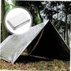 BIUDECO 1pc Double-Sided Emergency Insulation Blanket Compact Aluminum Foil Thermal