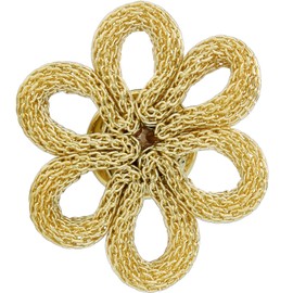 18K Gold Tone lapel Pins Brooch for Men Suit, Metal Flower Brooch Pins for Women, Mens Suit Accessories on Wedding Birthday Anniversary Father's Day.