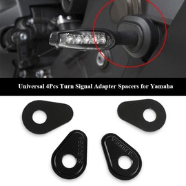 4 Pcs Black Motorcycle Turn Signal Adapter Spacers for Y.amaha MT09 FZ 09 MT07 2014-2022 Tenere 700 2019-2021 MT-09 Tracer 900 XSR 900 YZFR3 R6 R7 2015 2017 2018
