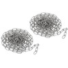 PATIKIL 2 Pcs 3.28FT x 2/7" x 0.06" 304 Stainless