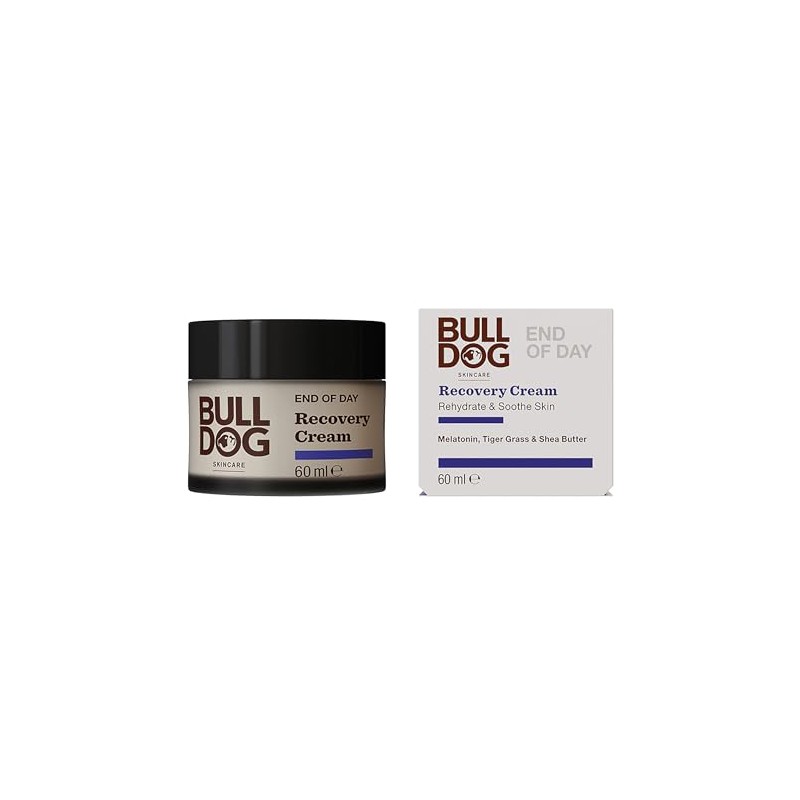 BULLDOG SKINCARE End of Day Recovery Face Cream for Men,