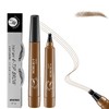 Microblading Eyebrow Pencil,2 PCS Magic Eyebrow Pencil,4-Tip Waterproof Brow Pencil