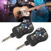 Guitar Wireless System Transmitter Receiver Electronic Pickup Reverb Treble Bass