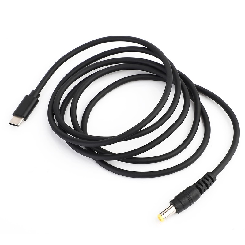 SUPERNIGHT 5,5x2,5mm DC zu Typ C USB-C Eingangskabel für Laptop