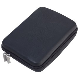 Troika Organizer-Etui mit Reißverschluss "travel Case" – Kabel-Organizer, Reise-Kosmetik– 3 Innenfächer – 6 Elastikband-Schlaufen – Trennwand (innen) – Kunstleder, Samt – schwarz