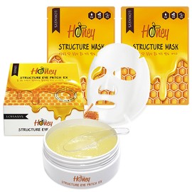 Rohasis Lohasis Honey Structure Eye Patch Mask 60 sheets + 60 sheets / 로하시스 허니 스트럭쳐 아이패치 마스크 60매 + 60매