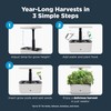 AeroGarden Harvest Lite in Cream, Soil-Free Indoor Hydroponic Garden with