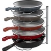 Simple Houseware Cabinet Pantry Pot and Pan Organizer Holder Rack,