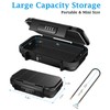 AMIR Travel Safe Portable Lock Box, 4 Digit Combination Lockbox,
