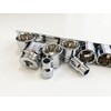 17 Pc 3/8" 12 Sided Shallow CRV Sockets on Rail