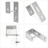 Solar Panel Bracket Balcony, Solar Panel Holder Hook Balcony, Stainless