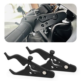 PSLER Motorcycle Cruise Control Throttle Lock - Throttle Cruise Control for Motorcycle Throttle Universal Motorcycle Throttle Lock Cruise Control Motorcycle Cruise Assist Throttle Aluminum Clamp 2PCS