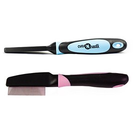 cuteNfuzzy Pet Flea Comb, Blue