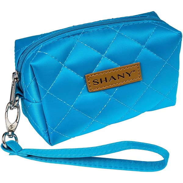 SHANY Limited Edition Mini Tote Bag and Travel Makeup Bag, Ocean Blue