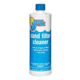 In The Swim Liquid Sand Filter Cleaner – Fast-Acting Concentrated Formula for Improved Pool Water Filtration - 1 Quart